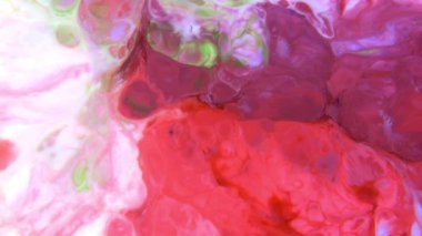 Soyut Renkli Boya Mürekkebi Patlaması Psikedelik Patlama Hareketi.