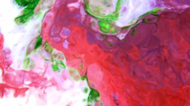 Soyut Renkli Boya Mürekkebi Patlaması Psikedelik Patlama Hareketi.