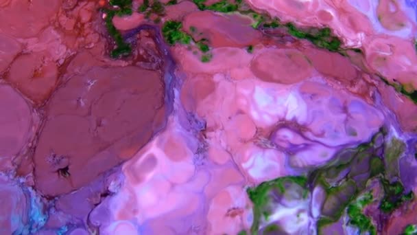 Abstrakte Bunte Farbtinte Explodiert Diffusion Psychedelische Explosion Bewegung — Stockvideo