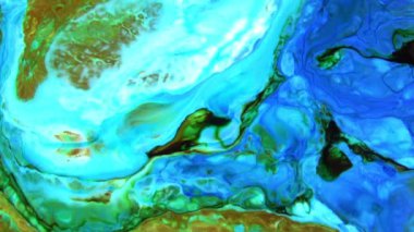 Soyut Renkli Boya Mürekkebi Patlaması Psikedelik Patlama Hareketi.