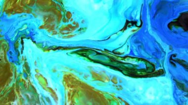 Soyut Renkli Boya Mürekkebi Patlaması Psikedelik Patlama Hareketi.