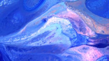 Soyut Renkli Boya Mürekkebi Patlaması Psikedelik Patlama Hareketi.