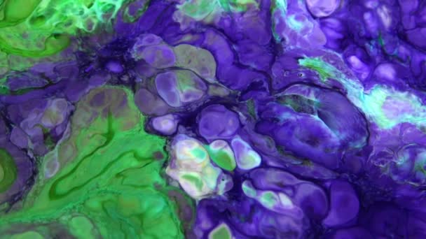 色彩艳丽的油漆水墨爆炸扩散心理发作运动 — 图库视频影像