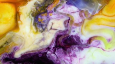 Soyut Renkli Boya Mürekkebi Patlaması Psikedelik Patlama Hareketi.