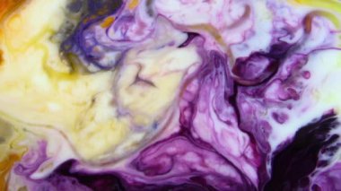 Soyut Renkli Boya Mürekkebi Patlaması Psikedelik Patlama Hareketi.