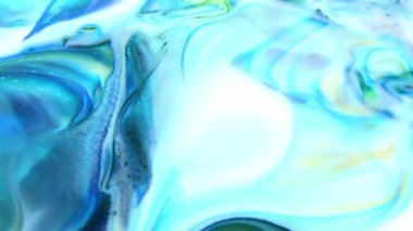 Soyut Renkli Boya Mürekkebi Patlaması Psikedelik Patlama Hareketi.