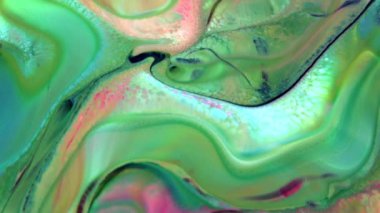 Soyut Renkli Boya Mürekkebi Patlaması Psikedelik Patlama Hareketi.