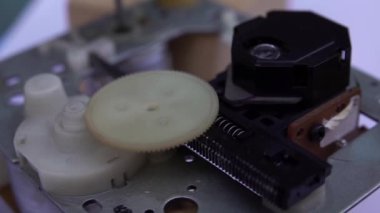 Çok Güzel Ses CD 'si iç dişli mekanizma görüntüsü.