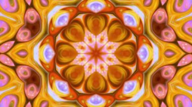 Soyut Renkli Fırça Mürekkebi Patlaması Pürüzsüz Kavram Dekoratif Patlatıcı Kaleydoskop Arkaplan Hareketi