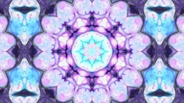 Soyut Renkli Fırça Mürekkebi Patlaması Pürüzsüz Kavram Dekoratif Patlatıcı Kaleydoskop Arkaplan Hareketi