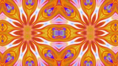 Soyut Renkli Fırça Mürekkebi Patlaması Pürüzsüz Kavram Dekoratif Patlatıcı Kaleydoskop Arkaplan Hareketi