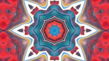 Soyut Renkli Fırça Mürekkebi Patlaması Pürüzsüz Kavram Dekoratif Patlatıcı Kaleydoskop Arkaplan Hareketi