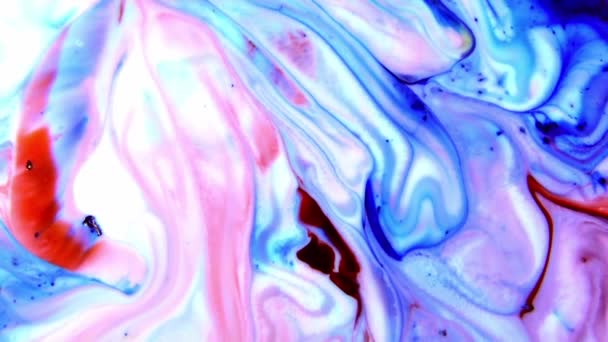 Abstract Beauty Art Paint Esplodere Diffusione Fantasy Diffusione Dell Inchiostro — Video Stock
