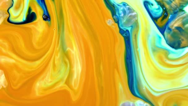 Abstract Beauty Art Paint Explode Fantasy Spread Tinta Caos Colorida — Vídeo de Stock