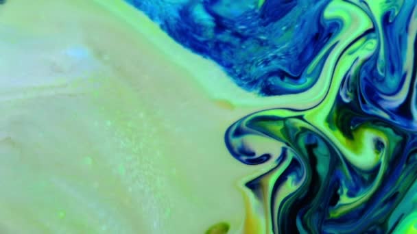 Belleza Abstracta Del Arte Paint Explode Fantasy Spread Colorida Difusión — Vídeo de stock