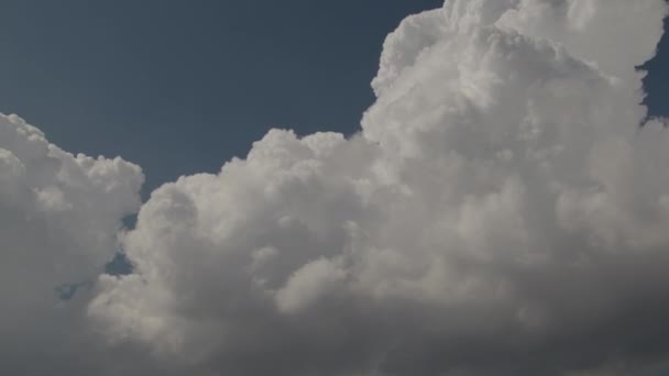 Bright Cumulus Rain Clouds Moving Sky — Stock Video