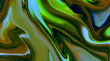 Sanatın Soyut Güzelliği Patlayan Fantezi Yayılımı. Renkli Kaos Mürekkebi Sıvı Türbülans Hareketinde Yayıldı 