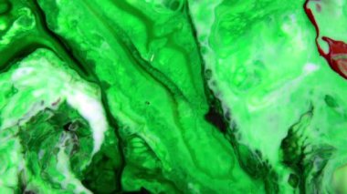 Sanatın Soyut Güzelliği Patlayan Fantezi Yayılımı. Renkli Kaos Mürekkebi Sıvı Türbülans Hareketinde Yayıldı 