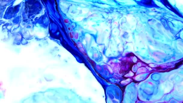 Propagation d'encre de chaos colorée dans le mouvement de turbulence liquide 