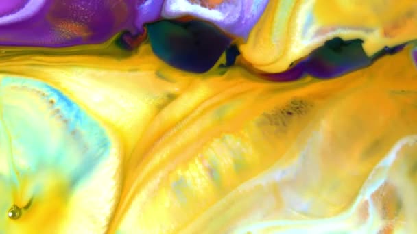 Propagation d'encre de chaos colorée dans le mouvement de turbulence liquide 