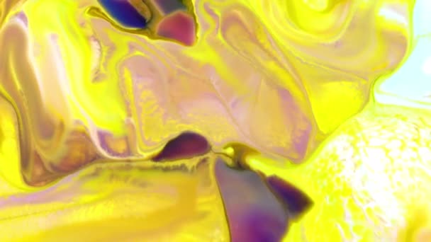 Propagation d'encre de chaos colorée dans le mouvement de turbulence liquide 