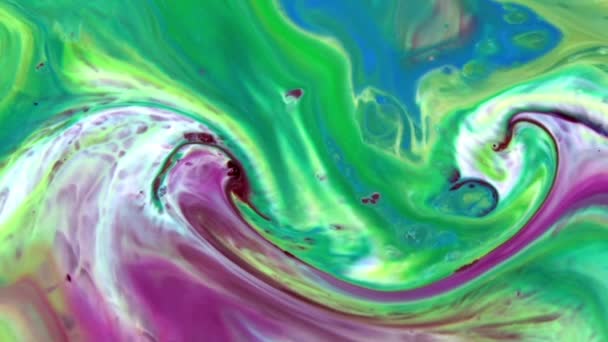 Peinture colorée à l'encre hypnotique biologique abstraite