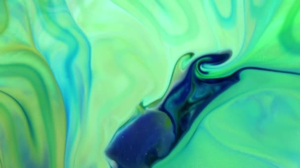 Esparcidores Pintura Coloridos Tinta Hipnótica Orgánica Abstracta — Vídeo de stock