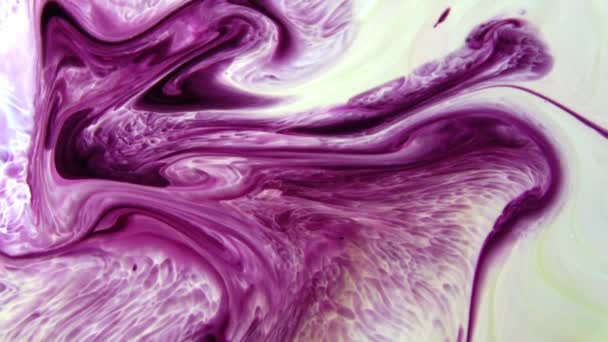 Astratto Vortice Organico Ipnotizzante Surreale Infinito Superficie Dettagliata Diffusione Colorata — Video Stock