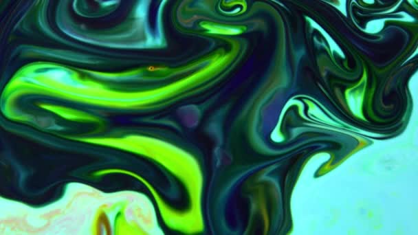 Astratto Vortice Organico Ipnotizzante Surreale Infinito Superficie Dettagliata Diffusione Colorata — Video Stock