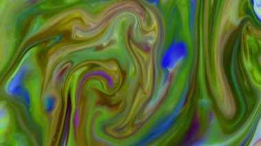Soyut Organik Girdap, Ayrıntılı Yüzey Renkli Boyaları 'nda Sonsuz Gerçeküstü Hipnotize Etme