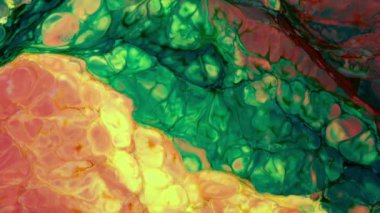 Soyut Organik Girdap, Ayrıntılı Yüzey Renkli Boyaları 'nda Sonsuz Gerçeküstü Hipnotize Etme