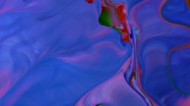 Soyut Renkli Mürekkep Sıvı Patlaması Pshychedelic Boya Patlaması Hareketi