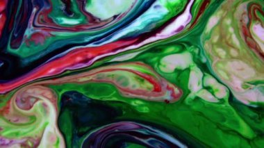 Soyut Organik Girdap, Ayrıntılı Yüzey Renkli Boyaları 'nda Sonsuz Gerçeküstü Hipnotize Etme