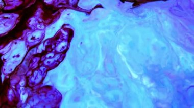 Soyut Organik Girdap, Ayrıntılı Yüzey Renkli Boyaları 'nda Sonsuz Gerçeküstü Hipnotize Etme