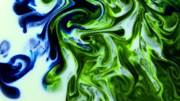 Abstract Colorful Color Ink Liquid Explode Diffusion Pshychedelic Paint Blast — Stock Video