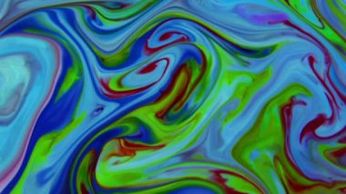 Soyut Renkli Mürekkep Sıvı Patlaması Pshychedelic Boya Patlaması Hareketi