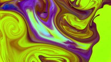 Soyut Renkli Mürekkep Sıvı Patlaması Pshychedelic Boya Patlaması Hareketi