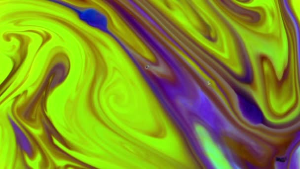 Diffusione Astratta Colorata Dell Esplosione Liquida Dell Inchiostro Colore Movimento — Video Stock