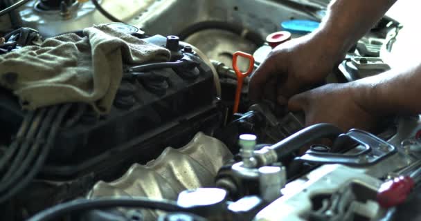 Brake Fluid Box Repair Service — Stock Video