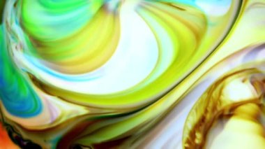 Soyut Organik Girdap, Ayrıntılı Yüzey Renkli Boyaları 'nda Sonsuz Gerçeküstü Hipnotize Etme