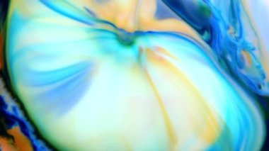 Soyut Organik Girdap, Ayrıntılı Yüzey Renkli Boyaları 'nda Sonsuz Gerçeküstü Hipnotize Etme