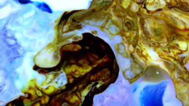 Soyut Organik Girdap, Ayrıntılı Yüzey Renkli Boyaları 'nda Sonsuz Gerçeküstü Hipnotize Etme