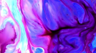 Soyut Renkli Mürekkep Sıvısı Pshychedelic Boya Patlaması Hareketi.