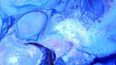 Soyut Renkli Mürekkep Sıvısı Pshychedelic Boya Patlaması Hareketi.