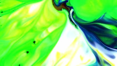 Soyut Renkli Mürekkep Sıvısı Pshychedelic Boya Patlaması Hareketi.