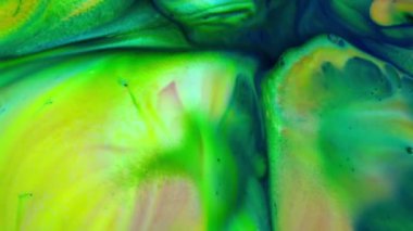 Soyut Organik Girdap, Ayrıntılı Yüzey Renkli Boyaları 'nda Sonsuz Gerçeküstü Hipnotize Etme.