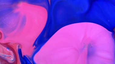 Soyut Organik Girdap, Ayrıntılı Yüzey Renkli Boyaları 'nda Sonsuz Gerçeküstü Hipnotize Etme.