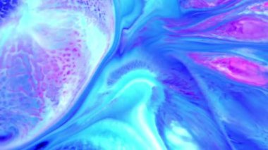 Soyut Organik Girdap, Ayrıntılı Yüzey Renkli Boyaları 'nda Sonsuz Gerçeküstü Hipnotize Etme.