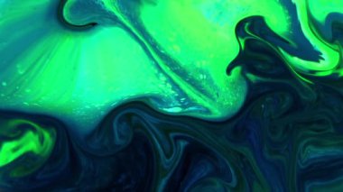 Soyut Organik Girdap, Ayrıntılı Yüzey Renkli Boyaları 'nda Sonsuz Gerçeküstü Hipnotize Etme.