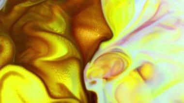 Soyut Organik Girdap, Ayrıntılı Yüzey Renkli Boyaları 'nda Sonsuz Gerçeküstü Hipnotize Etme.